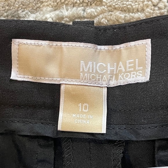 NWT Michael Kors Womens Miranda Fit Straight Leg Ankle Length Dress Pants Sz: 10 - Picture 6 of 10